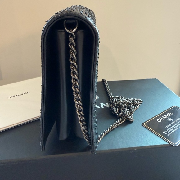 Rare Chanel Python shoulder bag - Picture 5 of 16